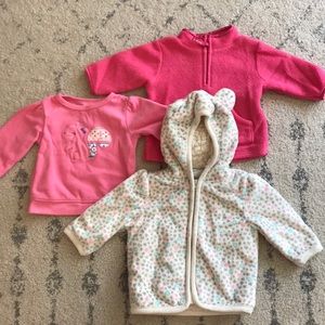 Girls’ hoodie, fleece, and sweatshirt